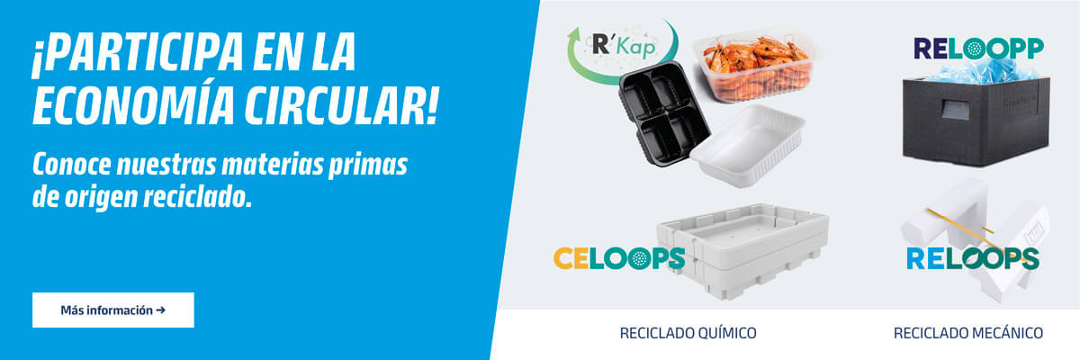 Descubre nuestras materias primas de origen reciclado
