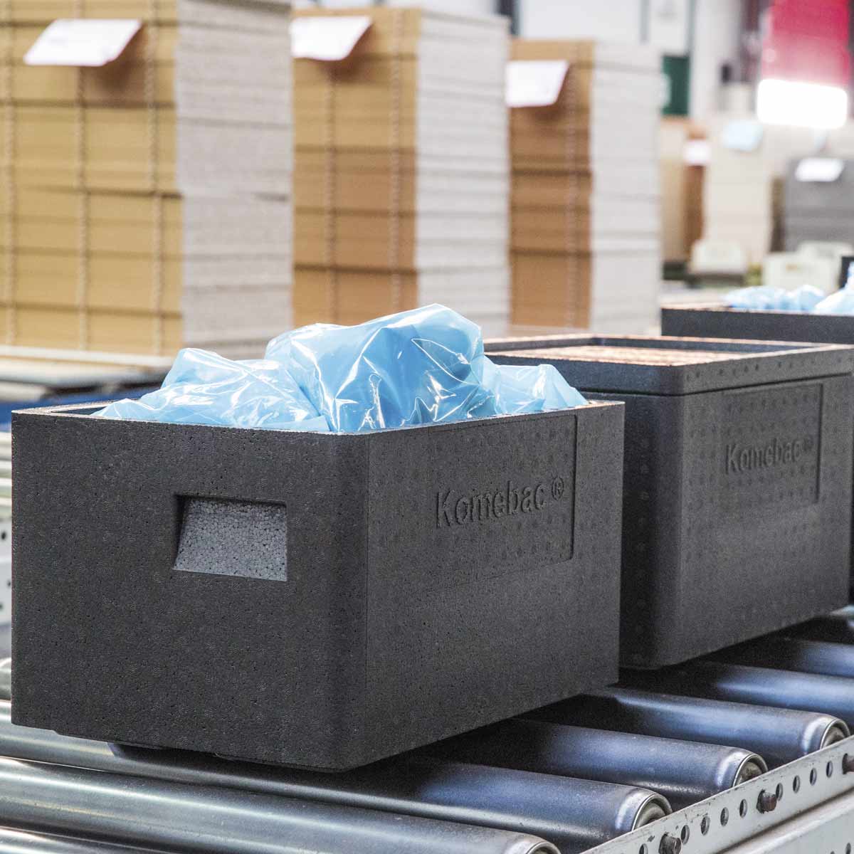 Komebac, embalaje retornable de EPP