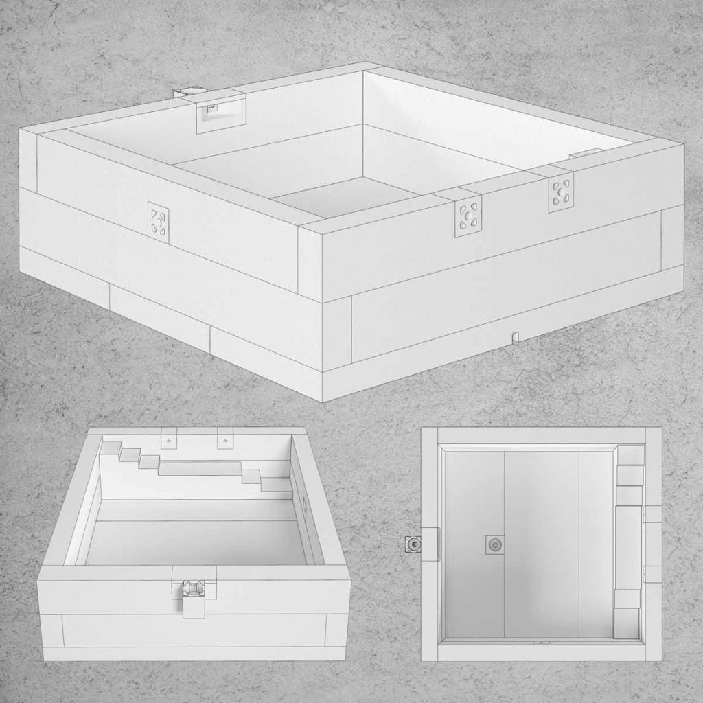 Piscinas Mini KIPOOL fabricadas en GEOFOAM POOL en Knauf Industries