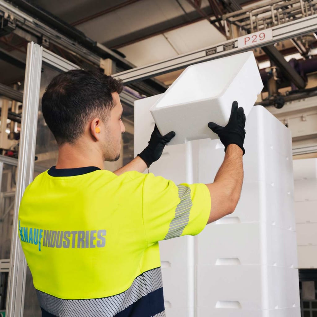 Cajas de EPS en Knauf Industries