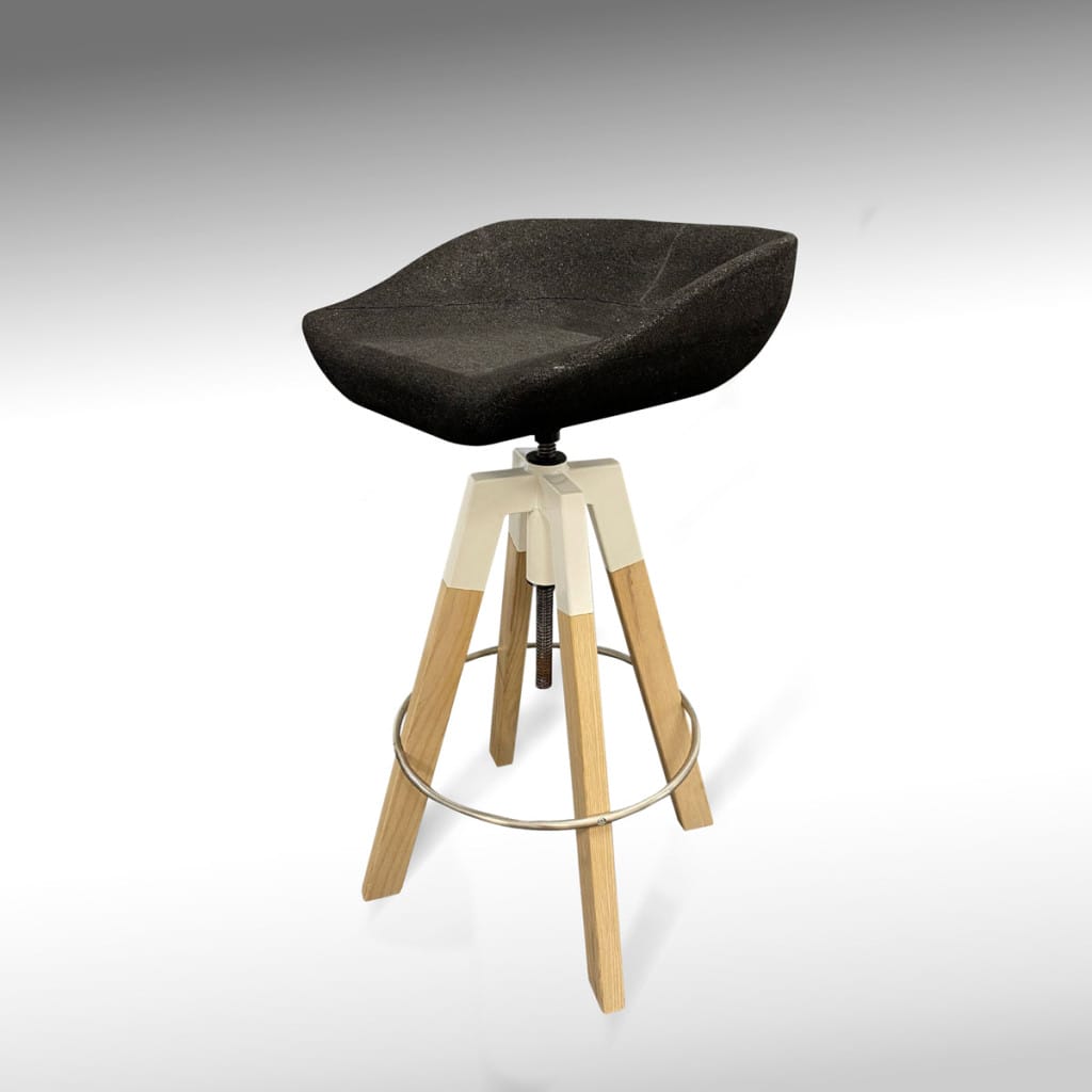 Taburete: pieza moldeada en EPP