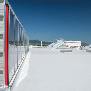 Obra de aislamiento térmico de cubierta plana