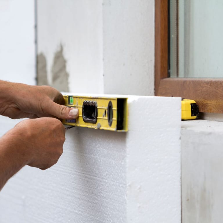 Aislamiento de fachada exterior con sistema SATE con EPS