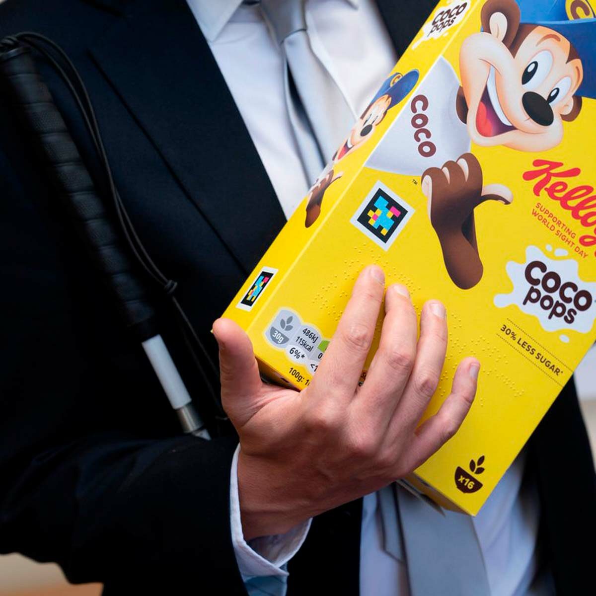 Navilens packaging inclusivo